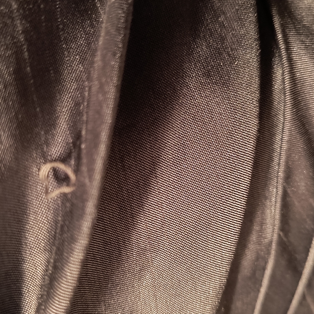 VINTAGE WTOO Long Silver Formal Gown Dress Size 10 - Picture 11 of 17